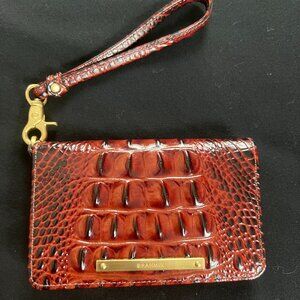 Brahmin Embossed Croc Debi wallet/wristlet